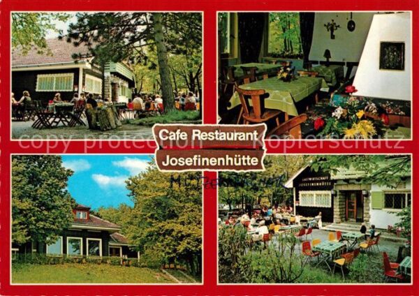 Kahlenberg Wien Cafe Restaurant Josefinenhütte Gaststub
