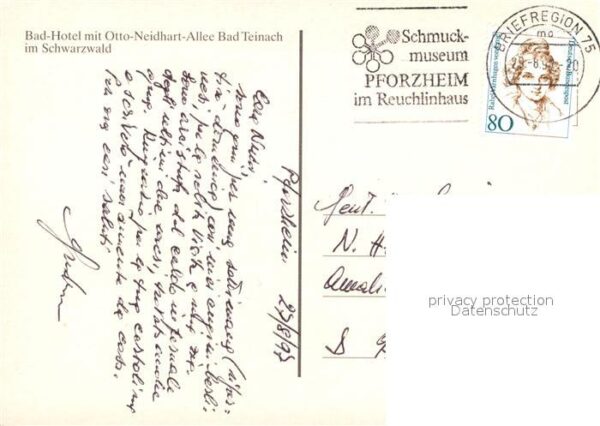 Bad Teinach-Zavelstein Bad Hotel mit Otto Neidhart Allee – Bild 2
