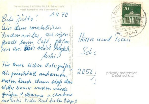 Badenweiler Hotel Römerbad mit Schwimmbad – Bild 2