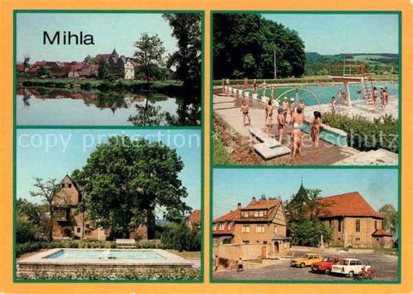 Mihla Werrapartie Freibad Graues Schloss Mark