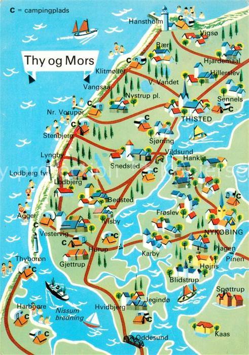 Mors Inselkarte