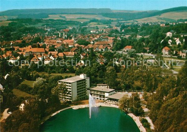 Bad Gandersheim Fliegeraufnahme mit Seekurheim und Seet