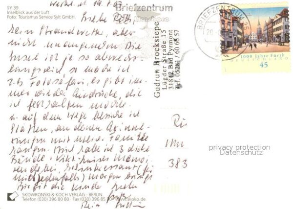 Insel Sylt Fliegeraufnahme – Bild 2