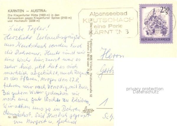 Kaernten Klagenfurter Hütte in den Karawanken mi – Bild 2