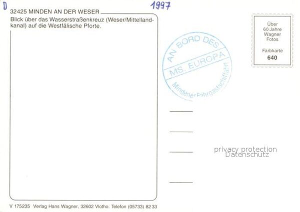 Minden Westfalen Wasserstrassenkreuz und Schachtschleuse – Bild 2