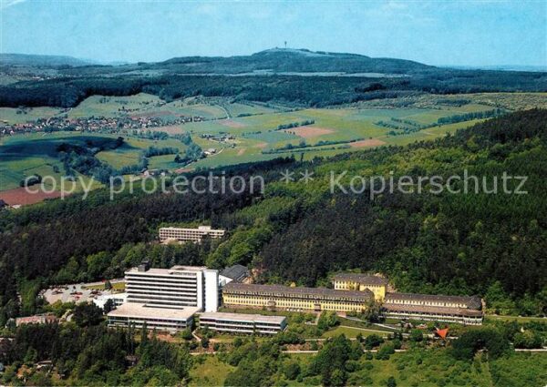 Hoexter Weser Weserbergland Klinik Fliegeraufnahme