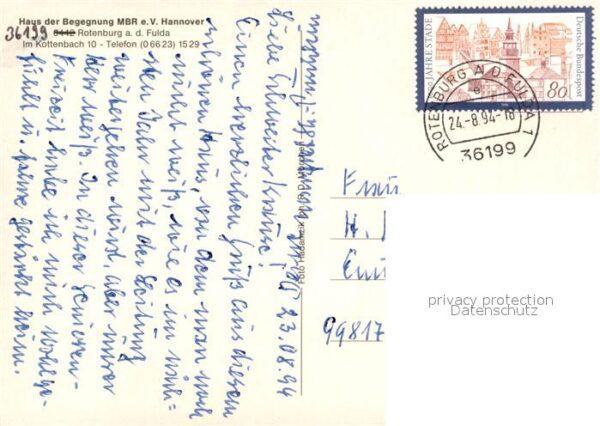 Rotenburg Fulda Haus der Begegnung Haupthaus Tagungshau – Bild 2