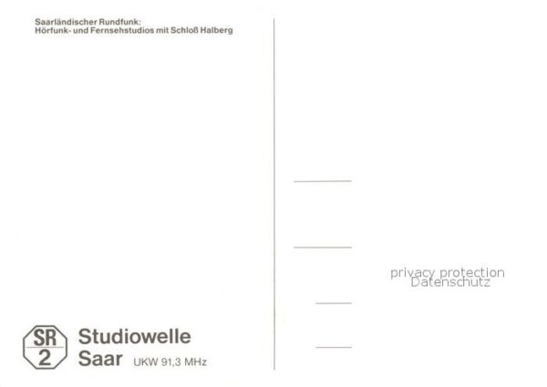 Saarbruecken Saarländischer Rundfunk Studios mit Sch – Bild 2