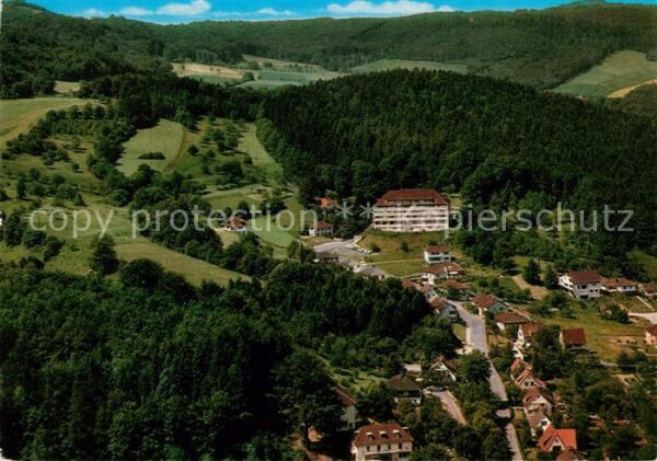 Bad Sooden-Allendorf Sonnenberg Sanatorium Fliegeraufnahme