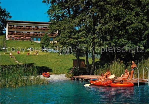 Egg Faakersee Hotel Kärnten Bootssteg