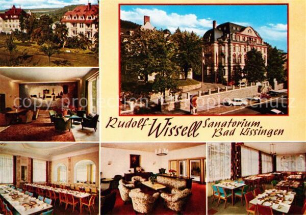 Bad Kissingen Rudolf Wissell Sanatorium Speisesaal Au