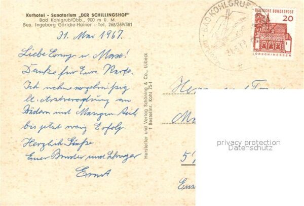 Bad Kohlgrub Kurhotel Sanatorium Der Schillingshof – Bild 2