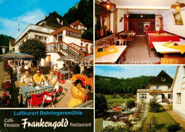 Behringersmuehle Cafe Pension Frankengold Restaurant Ter