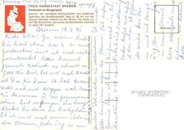 Bremen Parkhotel im Bürgerpark Fliegeraufnahme – Bild 2