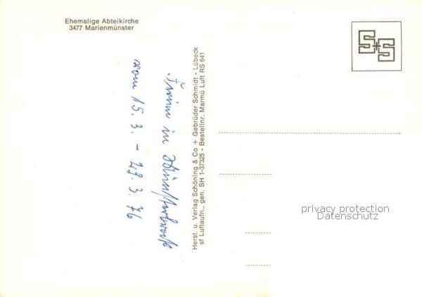 Marienmuenster Ehemalige Abteikirche Fliegeraufnahme – Bild 2