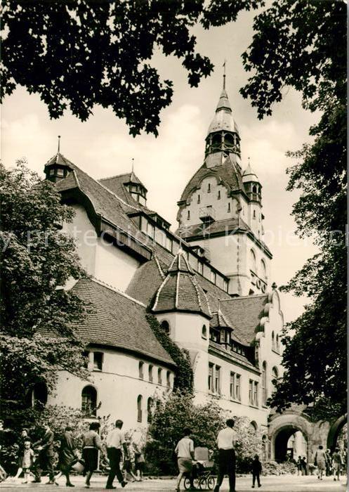 Leipzig Zoo Eingang und Kongresshalle