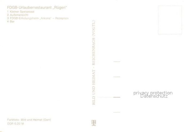 Binz Ruegen FDGB Urlauberrestaurant Rügen Kleiner S – Bild 2
