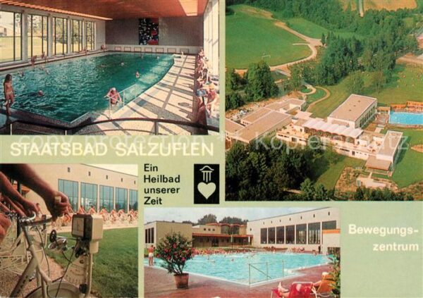 Bad Salzuflen Hallenbad Fitnes Freibad Fliegeraufnahm