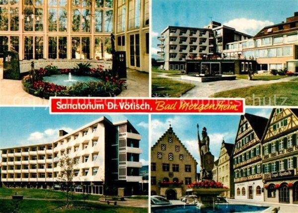 Bad Mergentheim Sanatorium Dr Vötisch Marktplatz