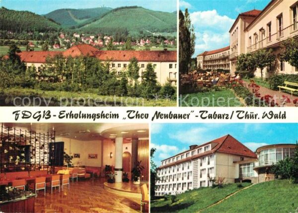 Tabarz FDGB Erholungsheim Theo Neubauer Foyer