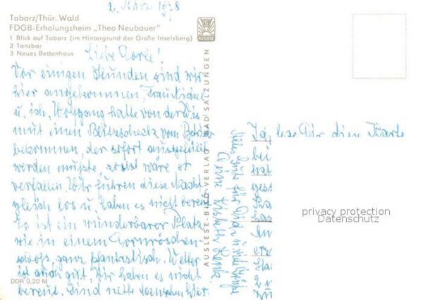 Tabarz FDGB Erholungsheim Theo Neubauer Foyer – Bild 2