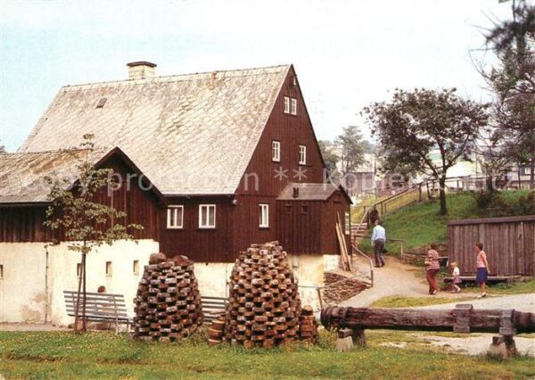 Seiffen Erzgebirge Erzgebirgisches Freilichtmuseum Wasserk