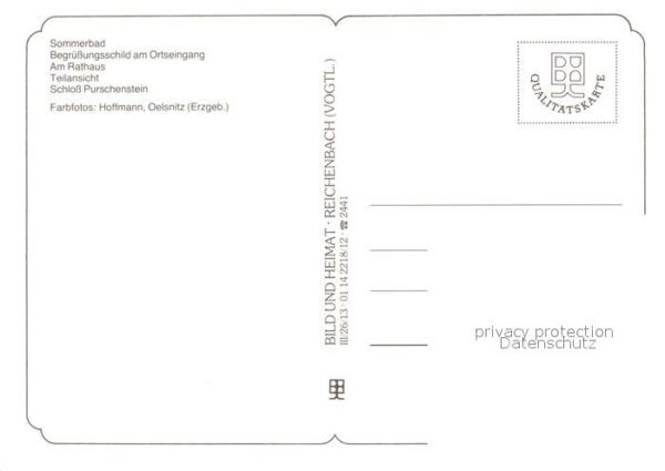 Neuhausen Erzgebirge Sommerbad Schild am Ortseingang Rathaus – Bild 2