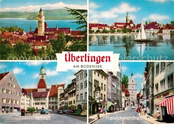 Ueberlingen Bodensee Kirche Teilansicht Hofstatt Franziskane