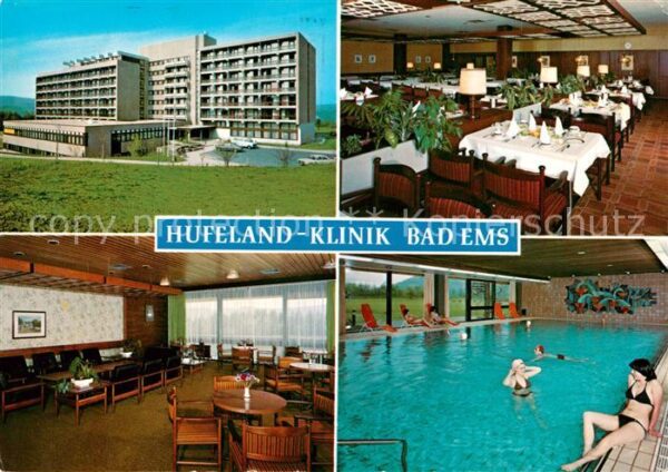 Bad Ems Hufeland Klinik Speisesaal Foyer Hallen