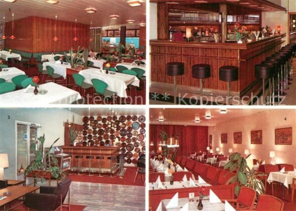 Sassnitz Ostseebad Ruegen Mitropa Rügen Hotel Bar Gasträume