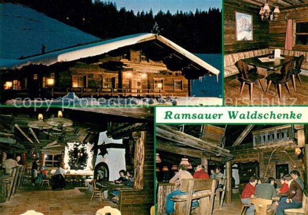 Ramsau Dachstein Steiermark Ramsauer Waldschenke Gasträume Bar