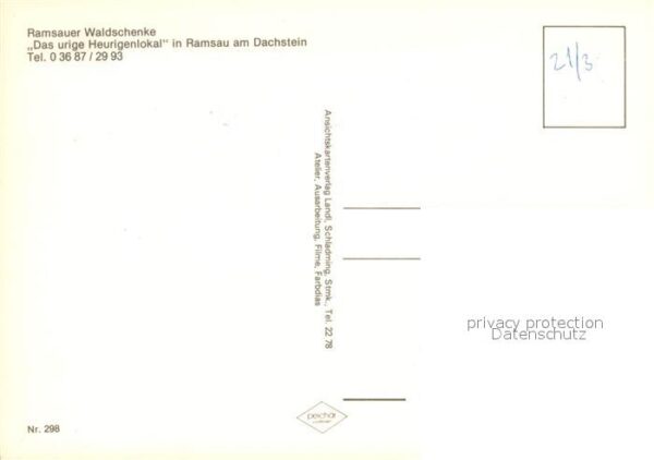 Ramsau Dachstein Steiermark Ramsauer Waldschenke Gasträume Bar – Bild 2