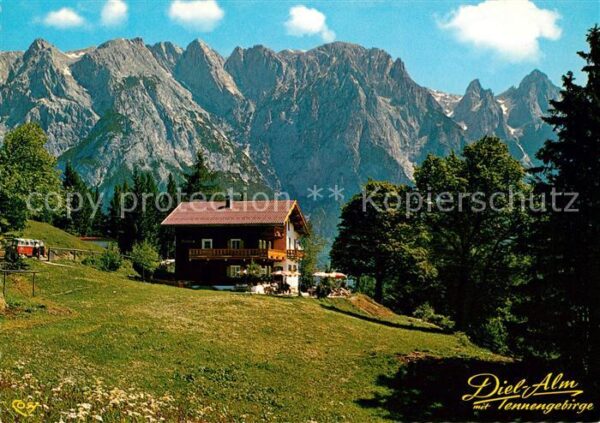 Werfen Salzburg Diel Alm mit Tennengebirge