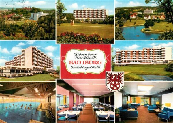 Bad Iburg Dörenberg Kurklinik Hallenbad Speisesaa