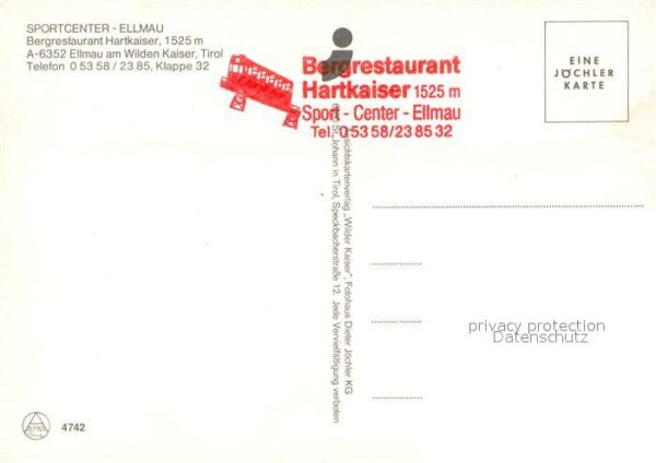 Ellmau Tirol Restaurant Hartkaiser Fliegeraufnahme – Bild 2