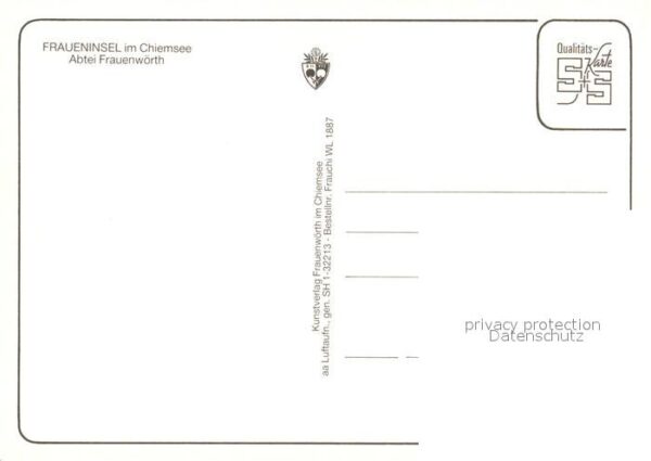 Fraueninsel Chiemsee Abtei Frauenwörth Fliegeraufnahme – Bild 2