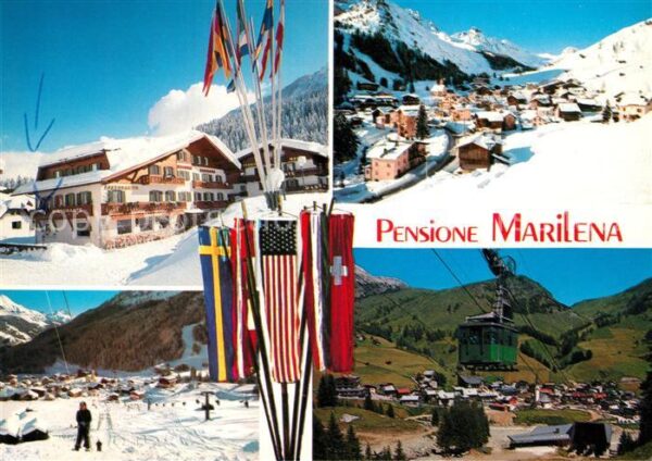 Arabba Dolomiten Pensione Marilena Panorama Seilbahn