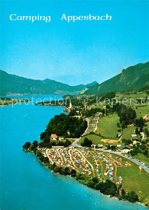 St Wolfgang Wolfgangsee Camping Apesbach Fliegeraufnahme
