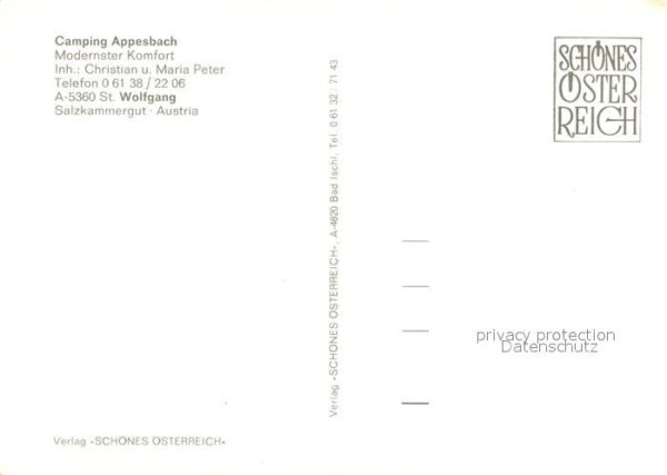 St Wolfgang Wolfgangsee Camping Apesbach Fliegeraufnahme – Bild 2