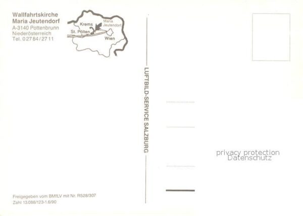 Pottenbrunn Wallfahrtskirche Maria Jeutendorf Flieg – Bild 2