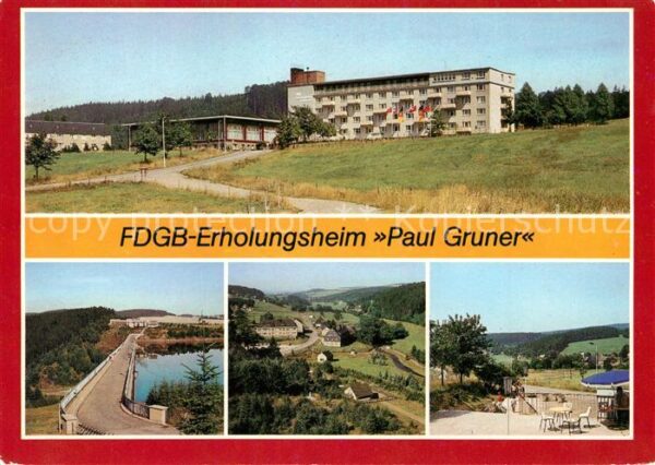 Rauschenbach Caemmerswalde FDGB Erholungsheim Paul Gruner Talsperr