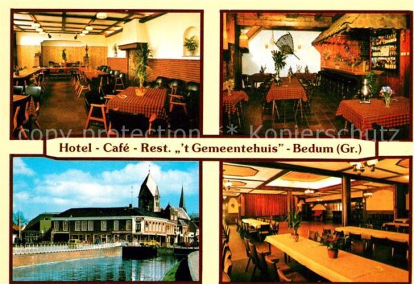 Bedum Hotel Cafe t Gemeentehuis Gasträume