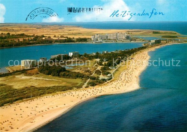 Heiligenhafen Ostseebad Strand am Steinwarder mit Binnensee Fli