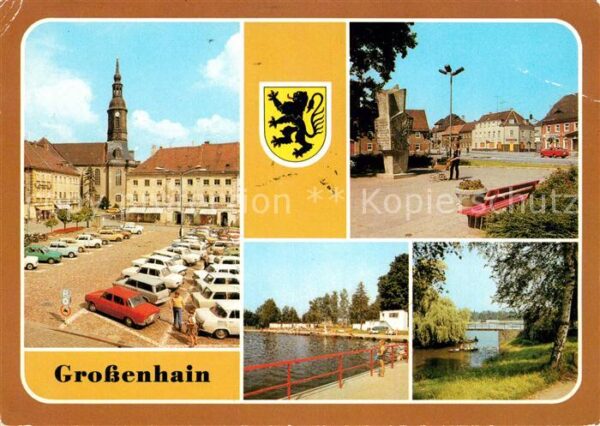 Grossenhain Sachsen Karl Marx Platz Leninplatz Monument Fre