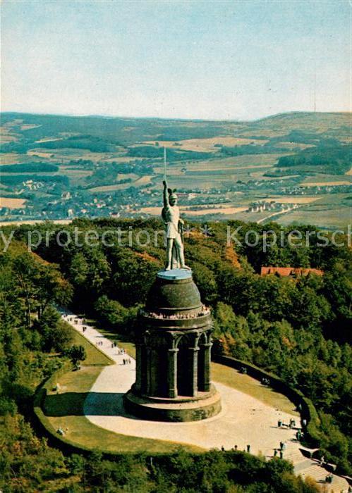 Detmold Hermannsdenkmal im Teutoburger Wald Fli