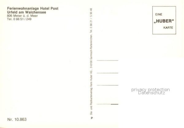 Urfeld Walchensee Ferienwohnanlage Hotel Post – Bild 2