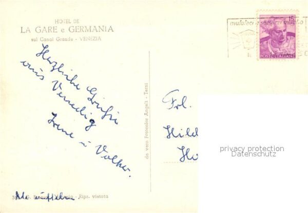 Venezia Venedig Hotel de La Gare e Germania – Bild 2