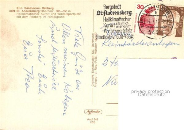 St Andreasberg Harz Sanatorium Rehberg – Bild 2