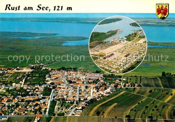Rust Burgenland Fliegeraufnahme Camping