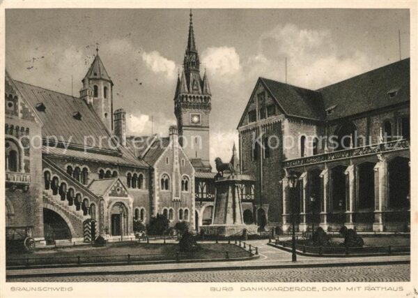 Braunschweig Burg Dankwarderode Dom Rathaus
